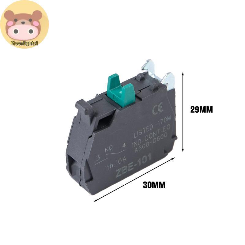 Moonlights1 สวิตช์ปุ่มฐานบล็อกสัมผัส ZBE-101 NO/ZBE-102 NC สําหรับ Xb4/XB5 EN
