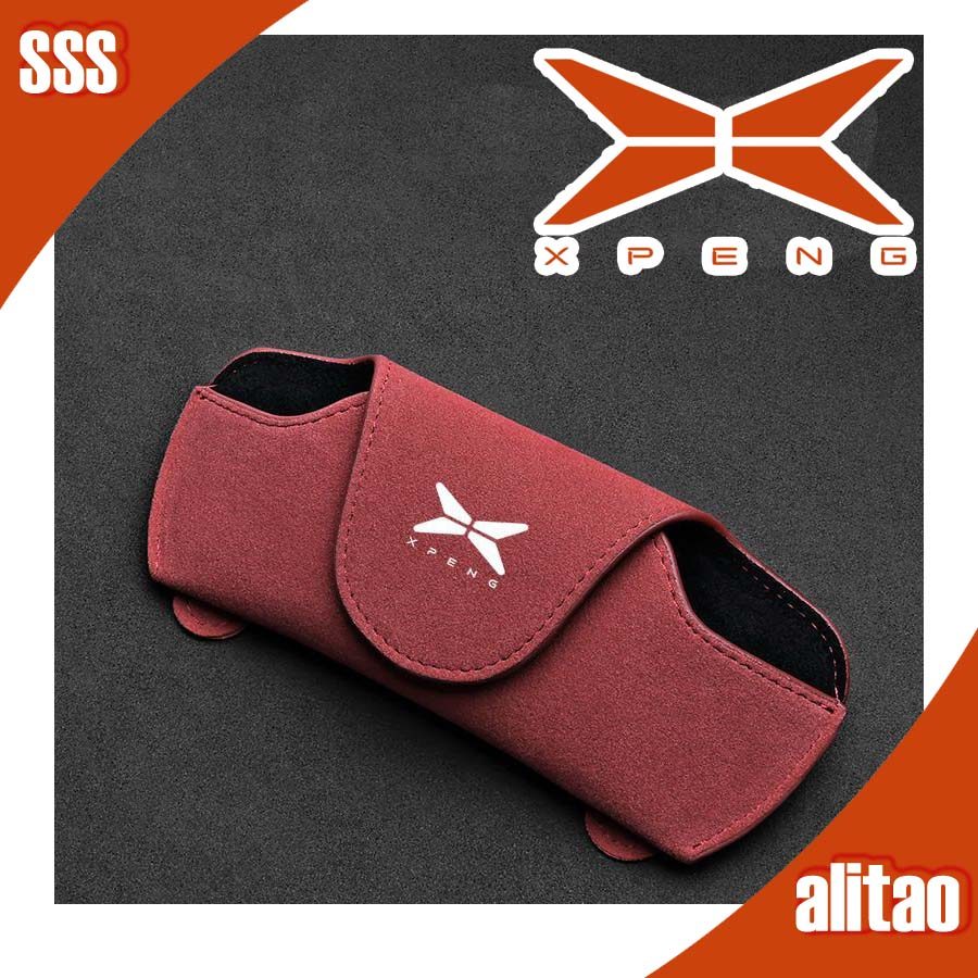 [READY]XPENG G6 Sun Visor Glasses Case XPENG X9 Body Kit xpeng x9 ev Car Decoration Accessories CD0D