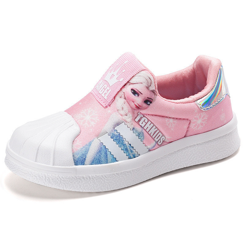 รองเท้าแตะสำหรับเด็ก พิมพ์เปลือกหอย สไตล์แคชวล หนังนุ่ม ขนาดเหมาะสำหรับฤดูใบไม้ผลิและใบไม้ร่วง - รูปที่ 5