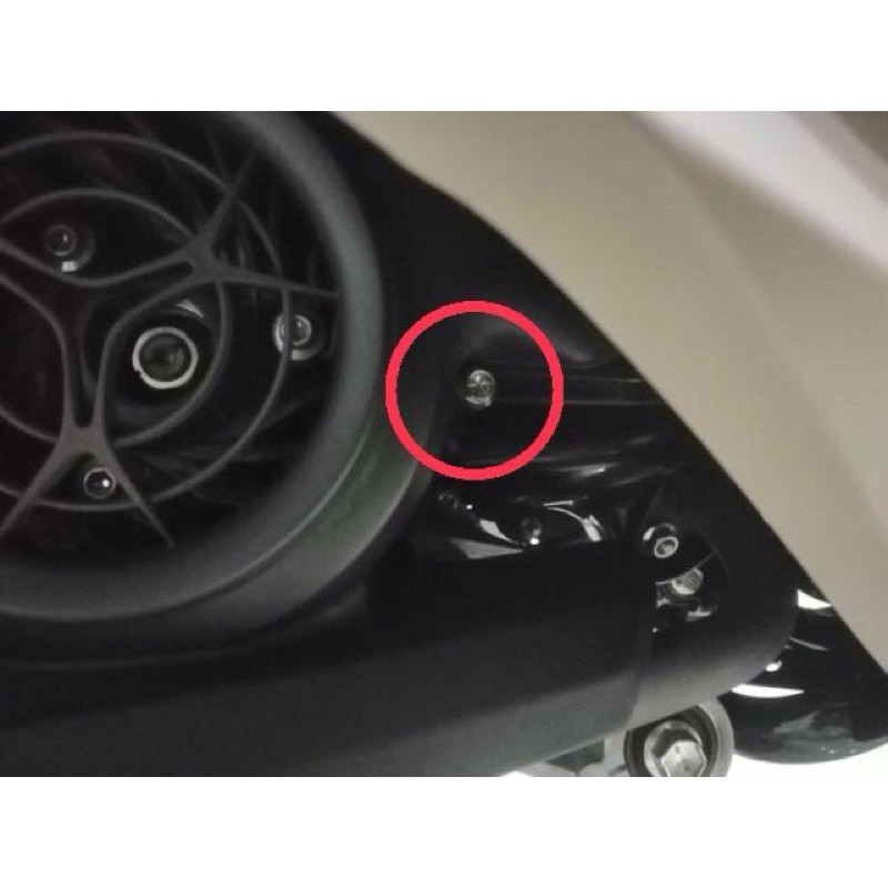 น็อตเกลียวปล่อย น็อตฝาครอบใบพัด ยามาฮ่า มีโอ แกรนด์ฟีลาโน่ M6x30 ตัวละ/ชุดละ เฟือง สนามชั้น - รูปที่ 2