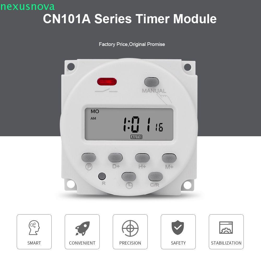 NEXUSNOVA Timer Switch Automatic Loop 7 Days Programmable Digital Timer