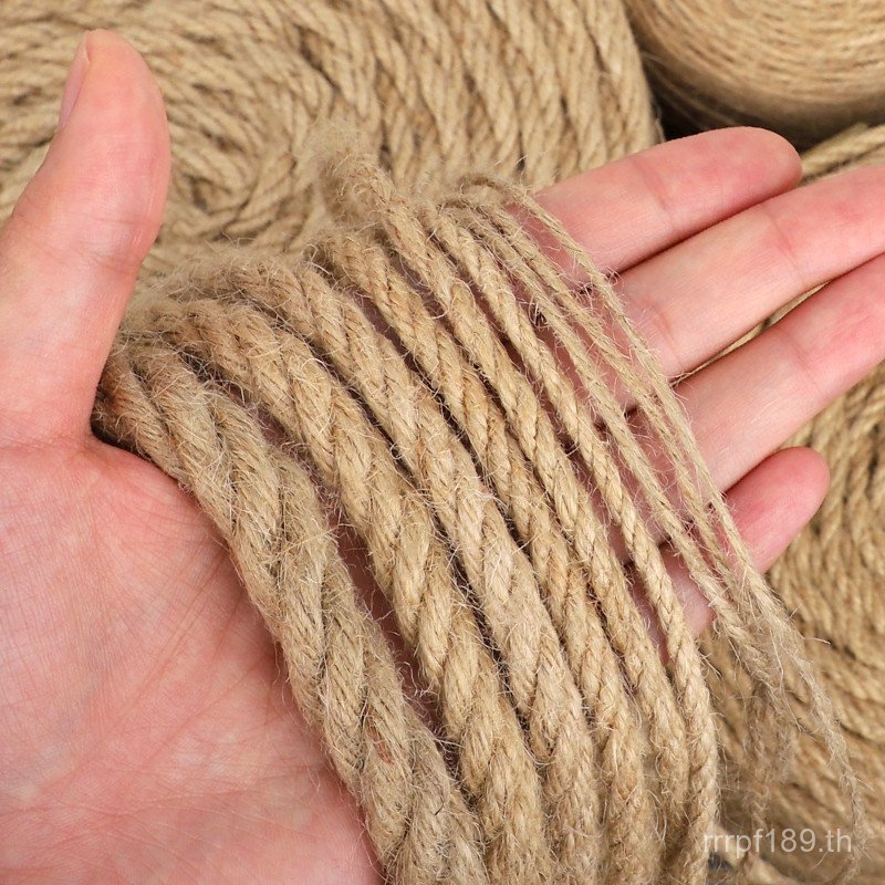 กรอบปีนกําแพง diy Bundled Scratch ภาพความหนาถัก Twine ตกแต่ง Handmade ท่อน้ําเชือกแมว Sisal เชือกวัส
