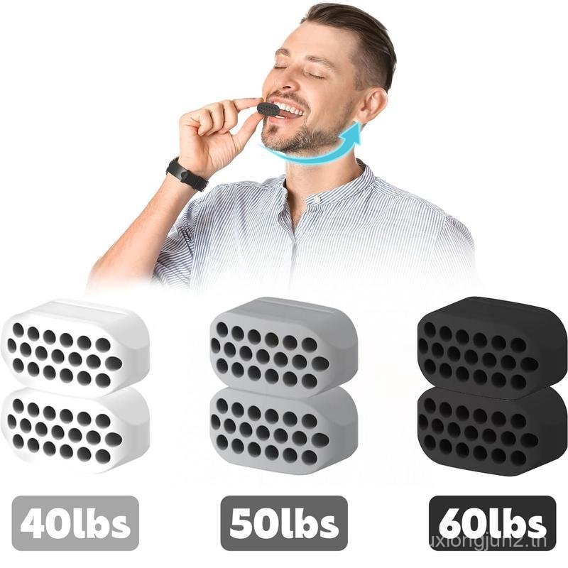 Jaw Exerciser for Men & Women, 3 Resistance Levels, 6Pack Silicone Jawline Exerciser, Jaw Trainer St