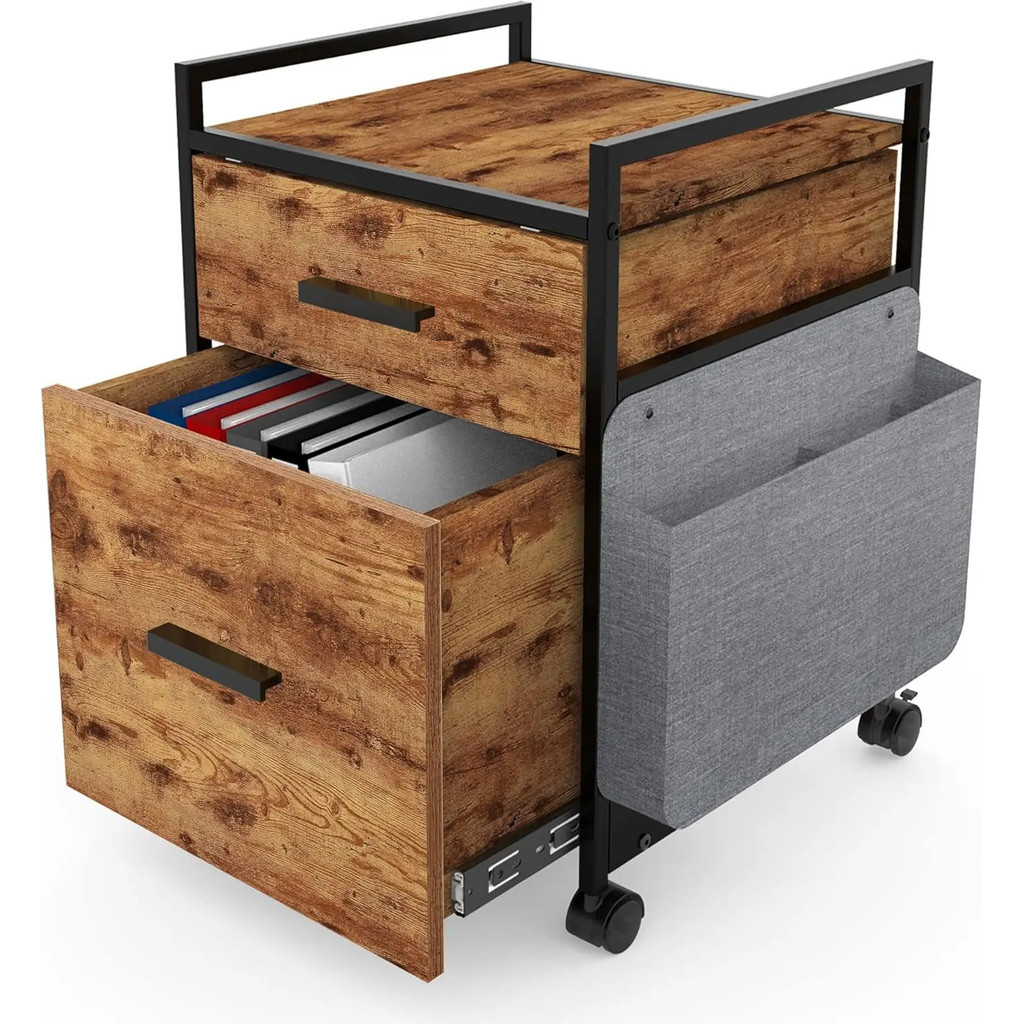 Eureka Ergonomic File Cabinet 2 ลิ้นชัก, Rolling Fabinet Bag Home Office , โต๊ะ Rolling File Cabinet