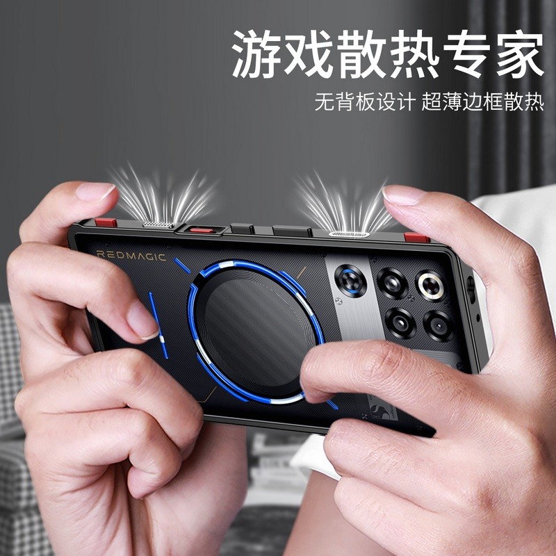 สําหรับ ZTE Nubia Red Magic 11 Pro 10Pro 10S Pro + 9Pro 9S Pro + กรณี Ultra Thin Light Hippocampus หัวเข็มขัดโลหะกรอบกันชนฝาครอบโทรศัพท์สําหรับ RedMagic 11Pro + 10 Air - รูปที่ 6