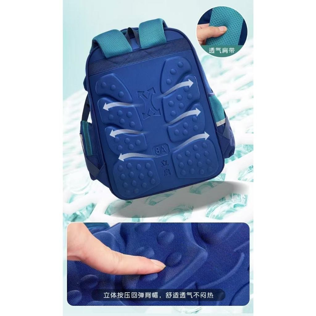 กระเป๋าเป้นักเรียนลายการ์ตูน กระเป๋าเป้นักเรียนกันน้ำ กระเป๋าเป้ลายน่ารัก - รูปที่ 7