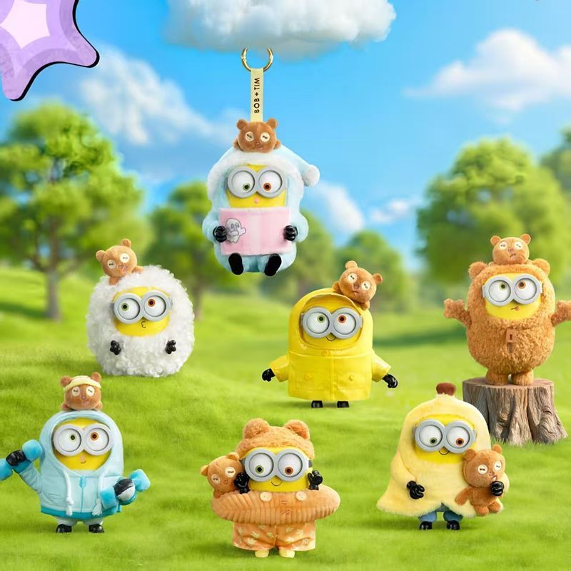 52TOYS Minions Good Friends Together Mystery Box Series จี้ตุ๊กตาไวนิลอินเทรนด์ของขวัญน่ารัก