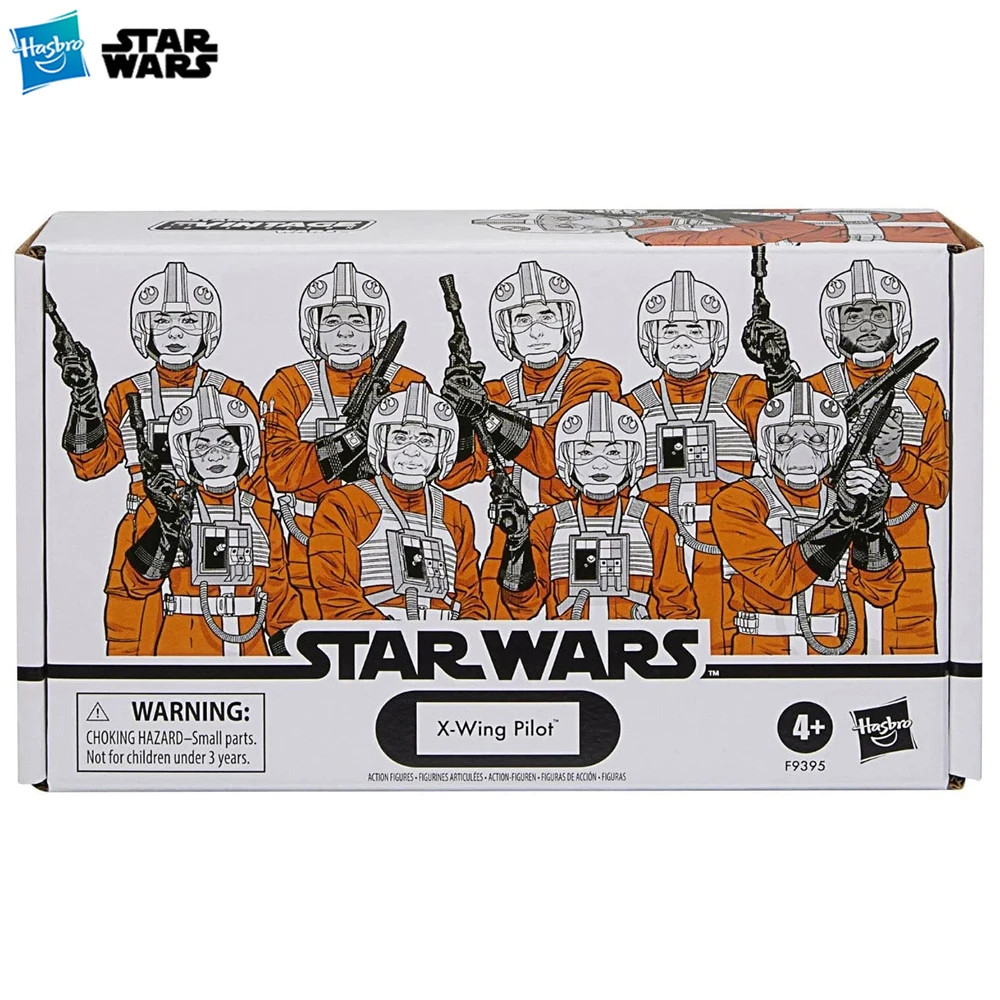 Hasbro STAR WARS The Vintage Collection X-Wing Pilot 4-Pack-Set 3.75 นิ้ว-Scale TVC Action ภาพยนตร์ร