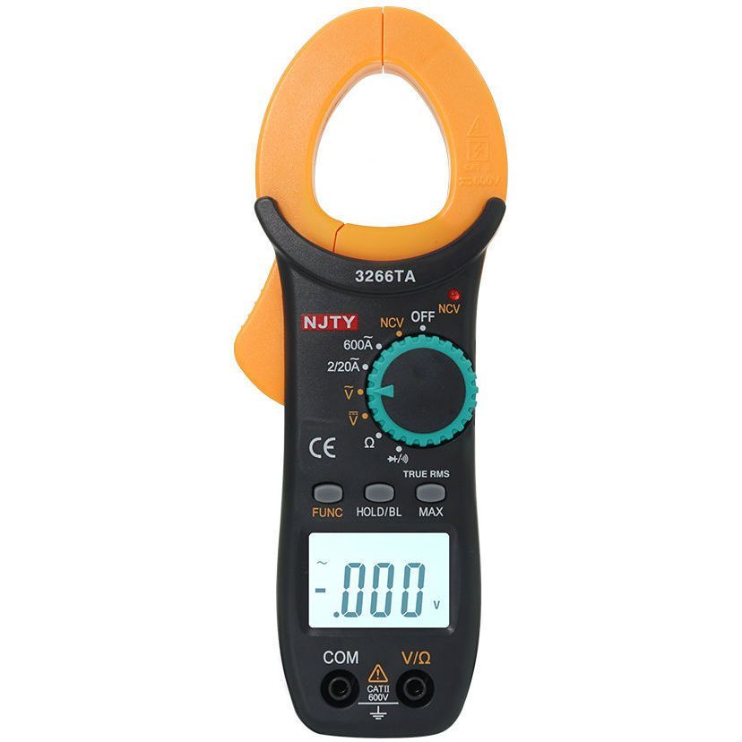 มัลติมิเตอร์แบบดิจิตอล AC แอมป์มิเตอร์จอแสดงผลดิจิตอล CLAMP Meter ไฟฟ้าความจุ CLAMP flow Meter 3266T