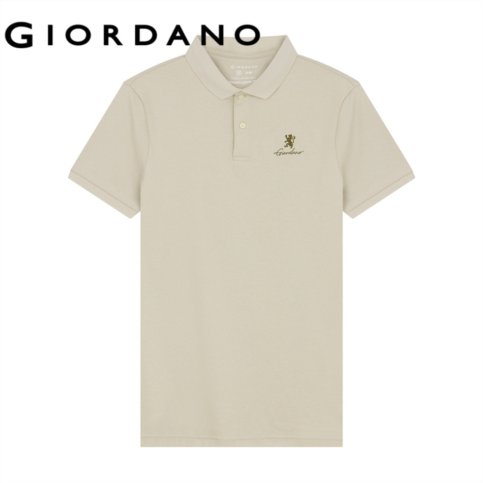 GIORDANO قميص بولو رجالي Slim Liquid Touch — صورة 6