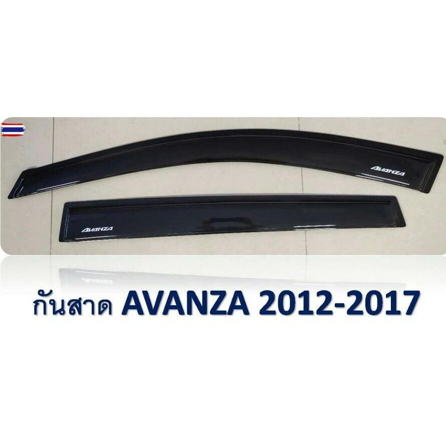 NC กันสาด AVANZA 2012-2017 ดำเข้ม RICH มีโลโก้