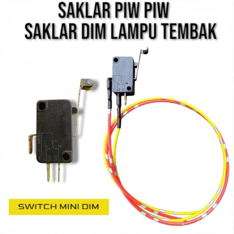 สวิตช์สปอตไลท์ Piw Piw สวิตช์หรี่ไฟขนาดเล็กสําหรับสปอตไลท์เลเซอร์ d2 Universal Motorcycle
