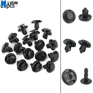 20pcs Car Bumper Fender Black Push Rivet Fastener Retainer C…