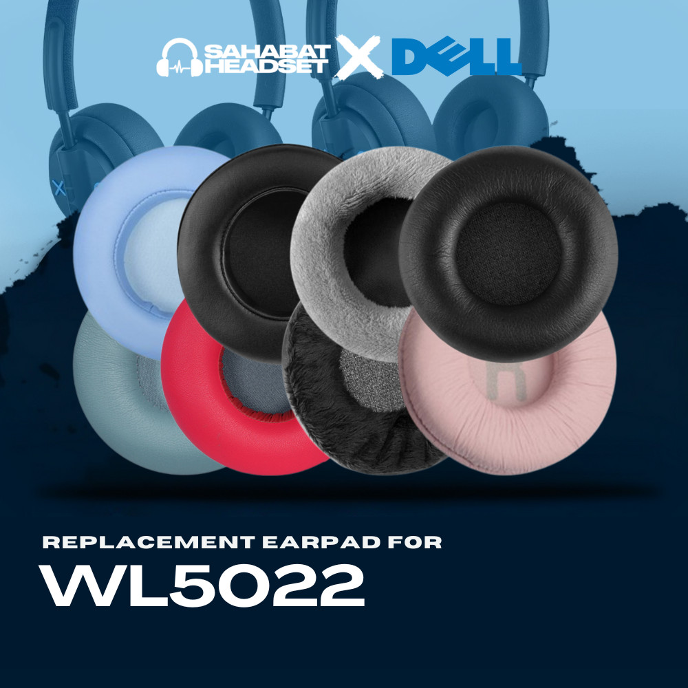 แผ่นโฟมแผ่นรองหูฟัง Dell WL5022 WL 5022 Earcup Pad Earpad Foam