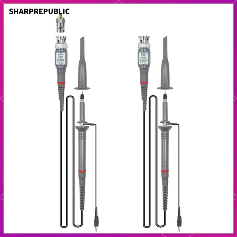 [Sharprepublic] P6100 Oscilloscope Clip Probes, อุปกรณ์เสริม Oscilloscope, โพรบ P6100 สําหรับการวัด
