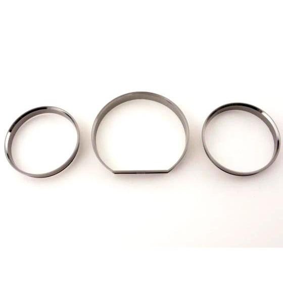 ชุดแหวนเกจแดชบอร์ดจัดแต่งทรงผมโครเมียมสําหรับ Mercedes Benz E Class W124