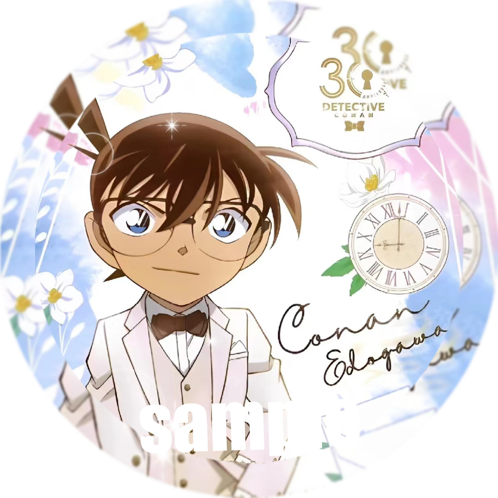 สินค้าใหม่คลังสินค้าพร้อม Detective Conan High-Appearance 30th Anniversary ป้ายสินค้าสองมิติ20251030