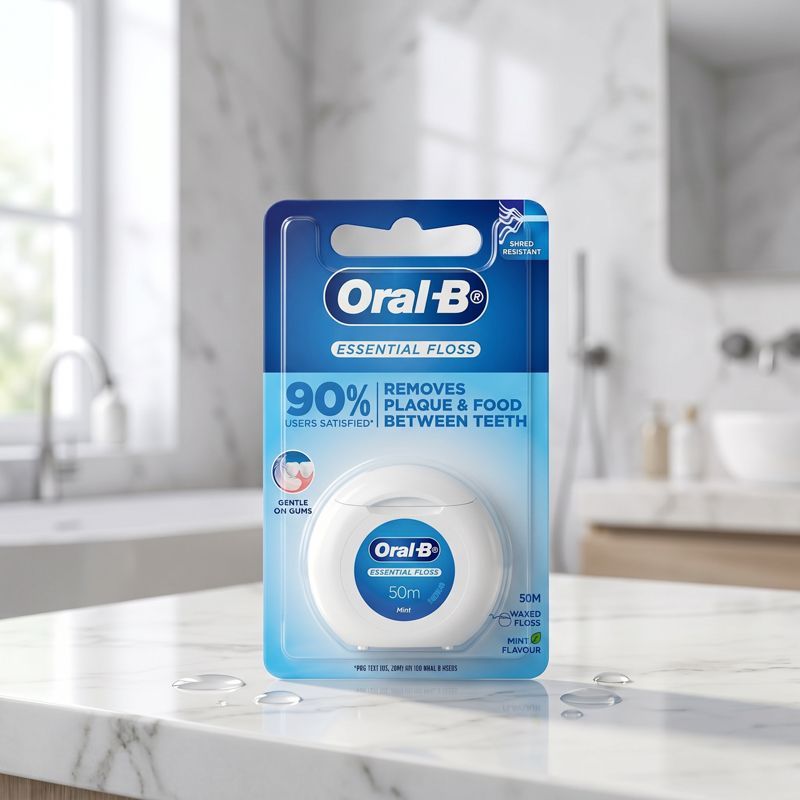 ออรัลบีไหมขัดฟันมิ้นท์ 50เมตร Oral B Dental Floss Mint 50m. [หมายเลขบาร์โค้ด 9300647000342 ]