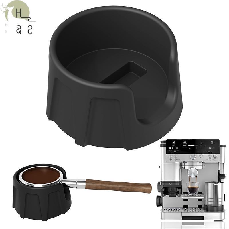 [H&S] 58 มม.กาแฟ Portafilter Holder with Espresso Machine Tamper Station Stand Anti Slip Stable for Home and Commercial Cafe {th}