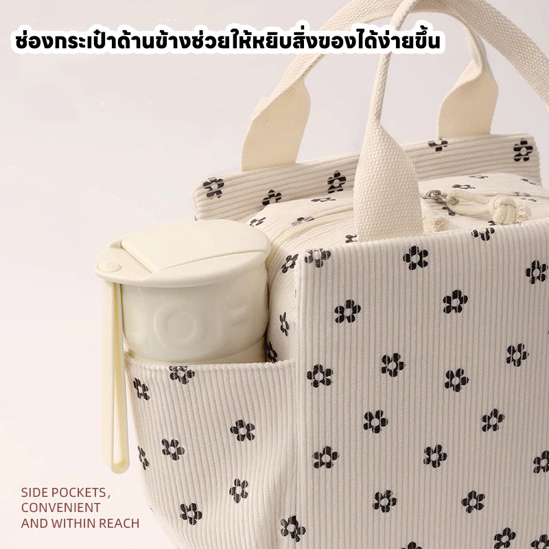 กระเป๋าเก็บอุณหภูมิ ซับในฟอยล์อลูมิเนียม สำหรับใส่อาหาร thumbnail 6