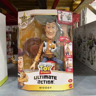 Toy Story Woody เอฟเฟกต์เสียงตุ๊กตาข้อต่อที่สามารถเคลื่อนย้ายเครื่องประดับตุ๊กตาเสียง Buzz Lightyear