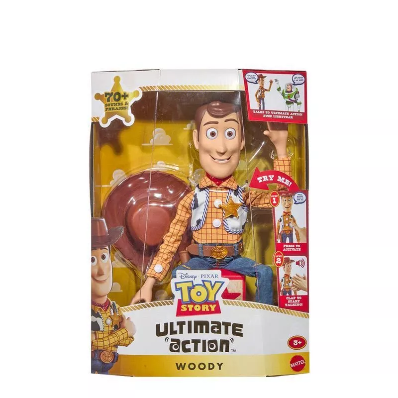 Toy Story Woody เอฟเฟกต์เสียงตุ๊กตาข้อต่อที่สามารถเคลื่อนย้ายเครื่องประดับตุ๊กตาเสียง Buzz Lightyear