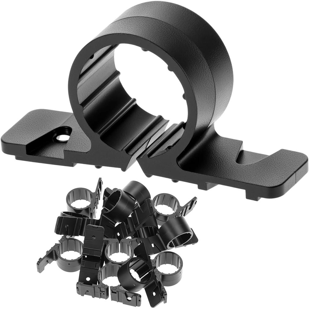 QWORK 3/4 "แคลมป์ท่อ, 50-Pack Hard Plastic Pipe Clamp คลิปสําหรับ PEX/ทองแดง/CPVC, การติดตั้ง Push-F