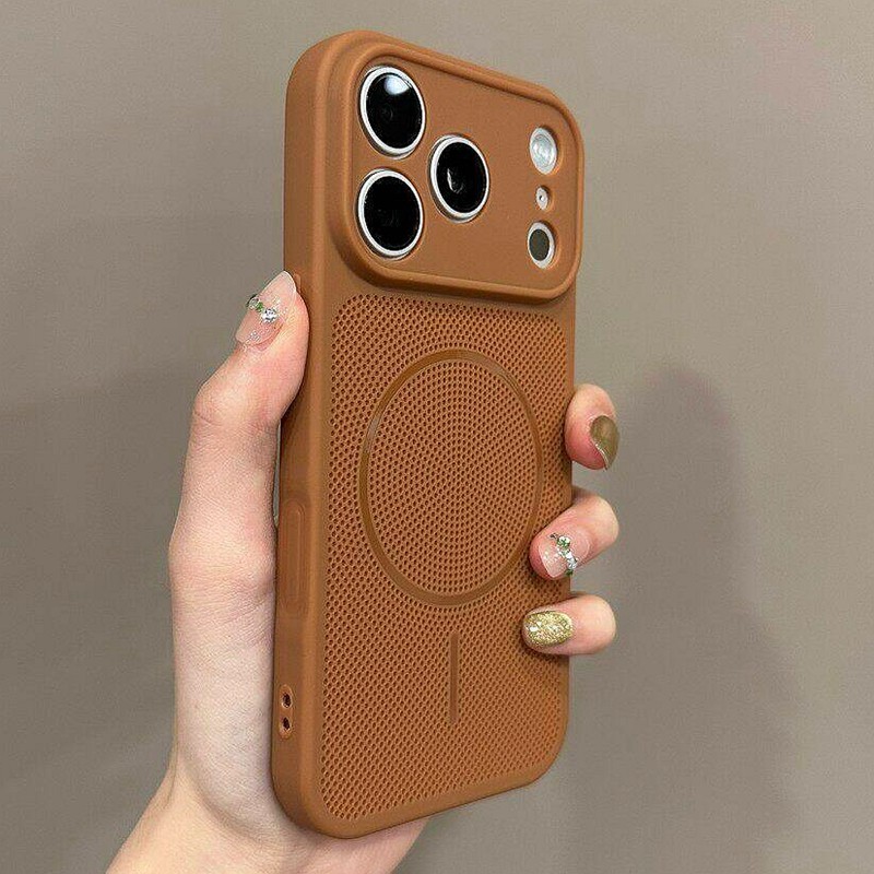 หรูหรากระจายความร้อนเคสโทรศัพท์TPUแบบนุ่มสําหรับIPhone 11 12 13 14 15 16 17 Pro Max Plus Ultrathinกันกระแทกกันชนกรณีฝาครอบ