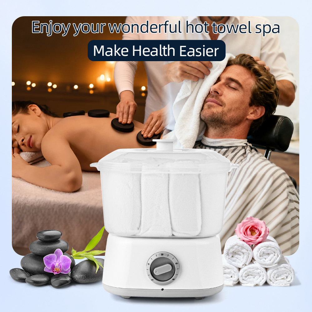 Hot Towel steamer Towel warmer 3L Capacity Quick Heating เครื่องผ้าขนหนูเช็ดหน้าร้อน