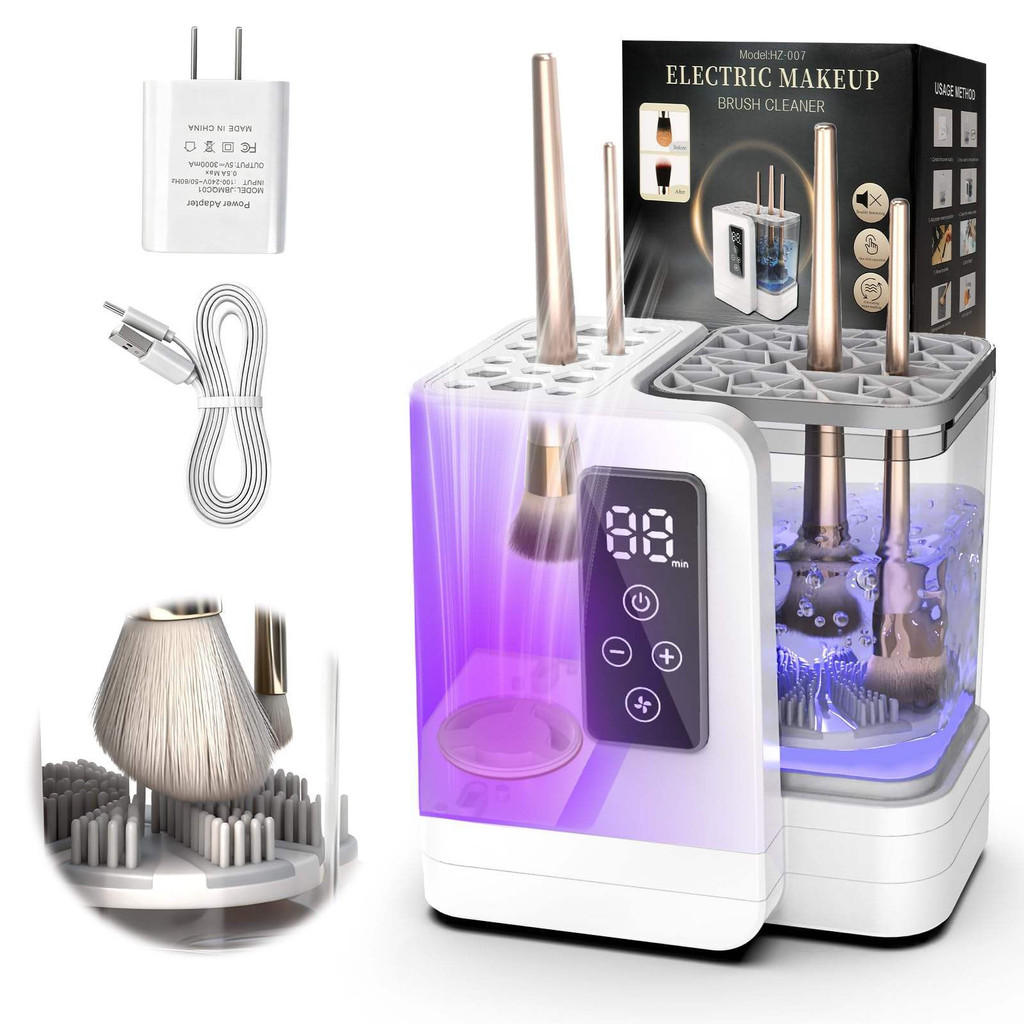 Cross-Border Professional 5 in 1 แปรงแต่งหน้าไฟฟ้าทําความสะอาดเครื่องเป่า USB Plug-In หน้าจอสัมผัสเครื่องมือทําความสะอาดอัตโนมัติ