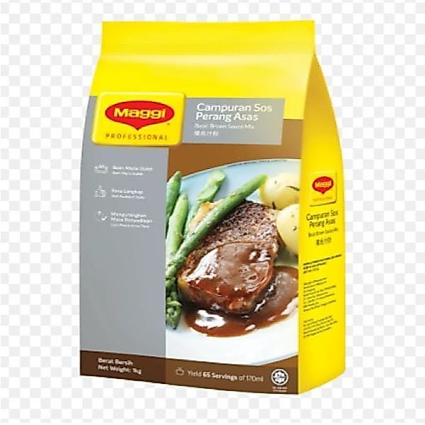 แม็กกี้ ผงทำบราวน์ ซอสสำเร็จรูป MAGGI Basic Brown Sauce Mix 1kg