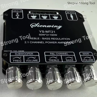[พร้อมส่ง] SIENWINY YS-MT21 แอมป์จิ๋วบลูทูธ 2.1CH 50W*2+100W บอร์ดขยายเสียงสเตอริโอ ซับวูฟเฟอร์ ปรับทุ้ม-แหลมได้ เบสแน่น