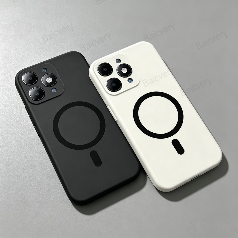 เคสTPUแบบนุ่มสําหรับITEL A90 A6610L / A50 / A70 ฝาหลังแบบนุ่มเคลือบพร้อมสติกเกอร์แม่เหล็ก