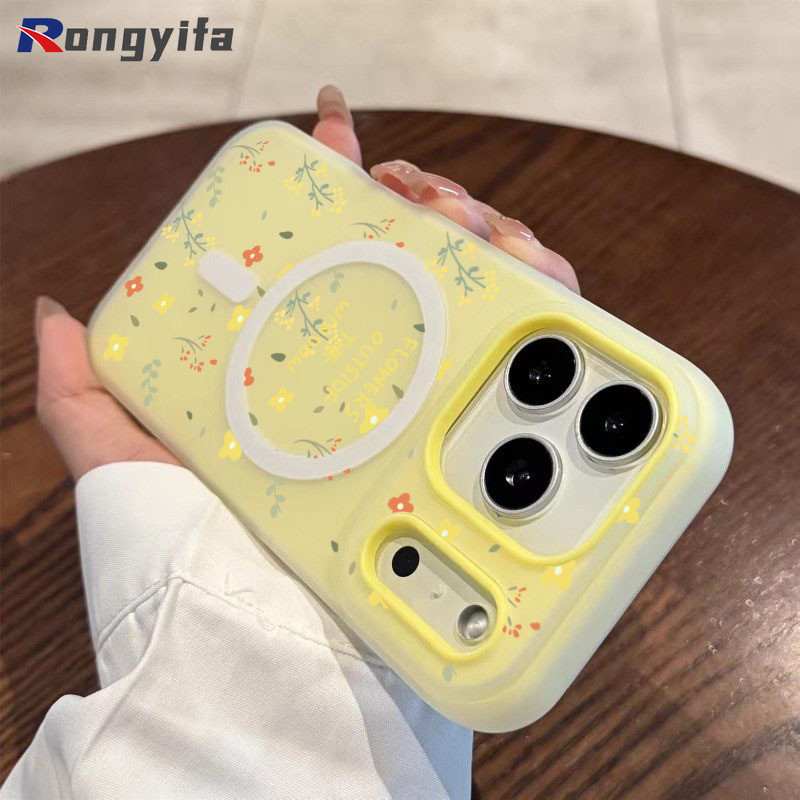 ดอกไม้หรูหราเคสโทรศัพท์แม่เหล็กสําหรับOPPO A17 A17K A16 A16K A16E A16S A15 A15S A12 A12S A12E A11K A