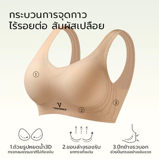 EVERGREEN🌱บราไร้โครงผ้านุ่มยืดสูง ไม่ทิ้งรอยต่อ ยกหน้าอกรัดข้าง หลังUสายกว้าง 4แถว3ตะขอ ไม่กดทรวง ซักเครื่องไม่เสียรูป