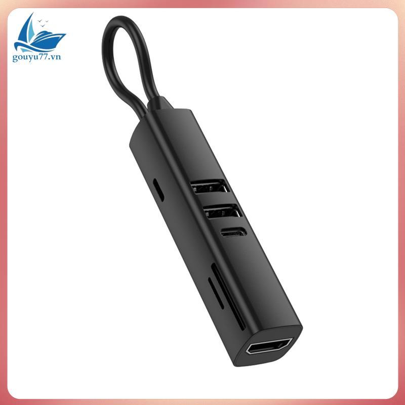 USB 3.0 HDTV 4K 30Hz วิดีโอ 7 in 1 USB C HUB SD TF Card Slot Reader Multi-Ports PD 100W ชาร์จสําหรับ