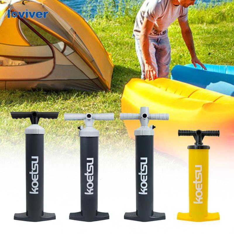 [Loviver] Kayak Air Pump คู่มือปั๊มมือพร้อม Gauge Compact Design Paddle Board อุปกรณ์เสริมสําหรับอัต