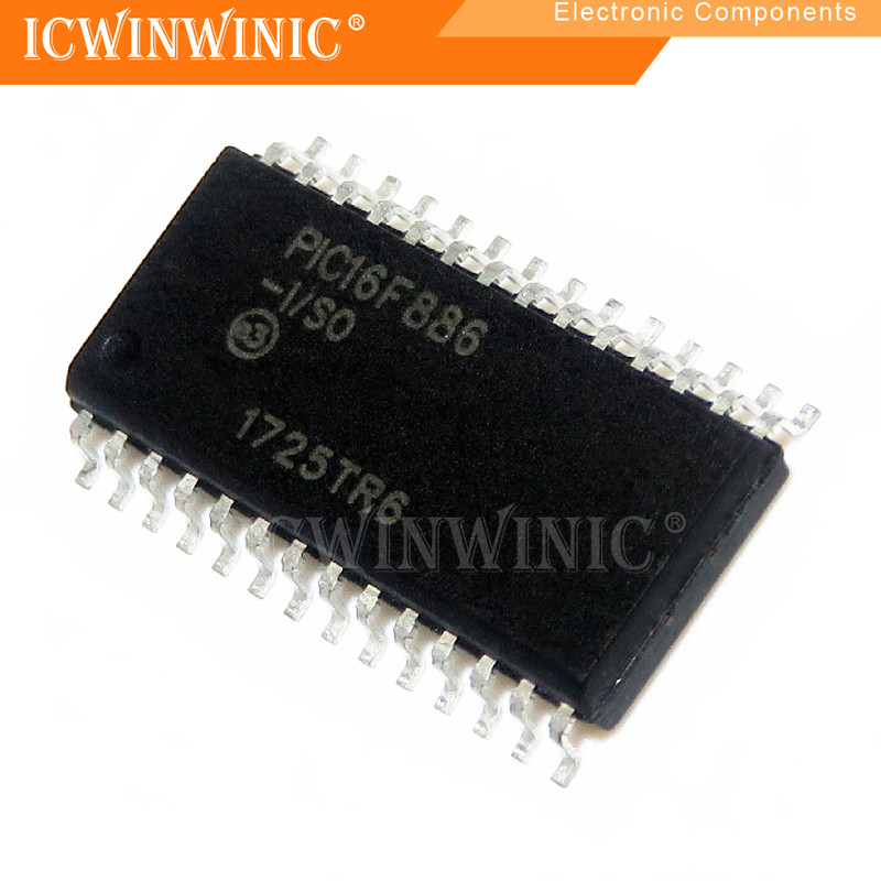 5 ชิ้น PIC16F886-I/SO PIC16F886 SOP-28 วงจรรวม IC