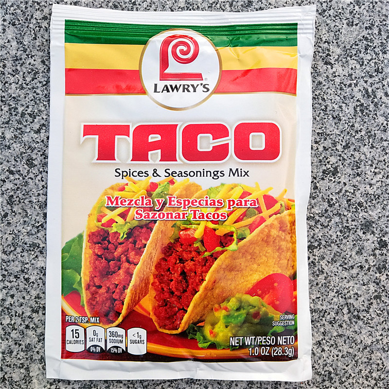 Corncake SEASONING MEXICAN TACO Cake Filling SEASONING Powder LAWRY MEXICAN TACO SEASONING