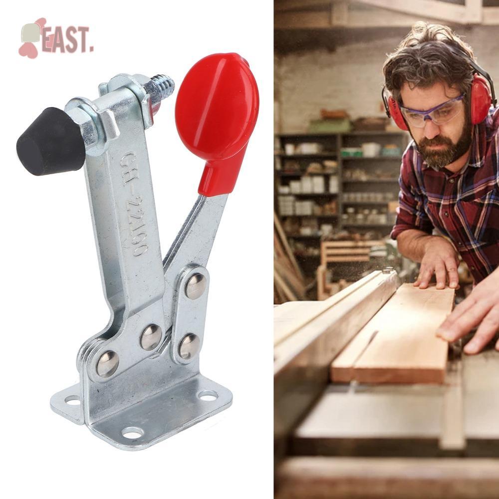 EASTS Toggle Clamp, Silver Multifunctional Quick Release Toggle Clamp, Heavy Iron แนวนอน Toggle Clam