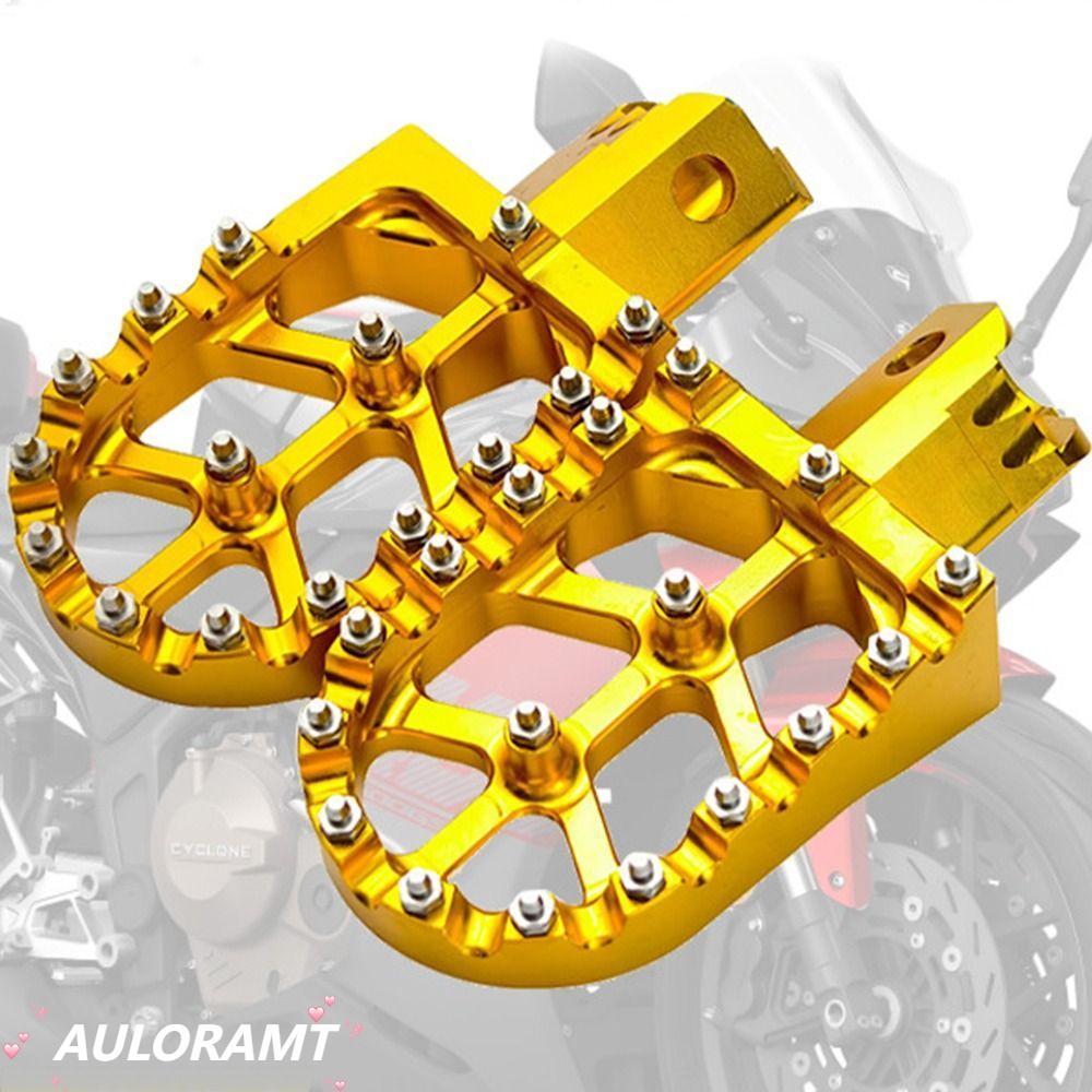 ที่พักพักเท้า AULORAMT CNC|ทนทาน Dirt Bike หมุดเท้า, Rest Pedal CNC สําหรับ MX 650 500 MX650 MX500 S
