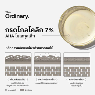 The Ordinary Glycolic Acid 7% Toning Solution 240ml โทนเนอร์ผลัดผิว ผิวใส Glow Skin ลดหมองคล้ำ ผิวเรียบเนียน