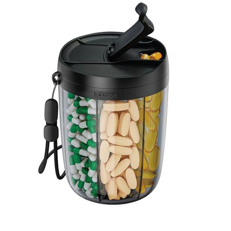 New product Portable sealed box with multiple compartments for organizing items11y Boxed storage for