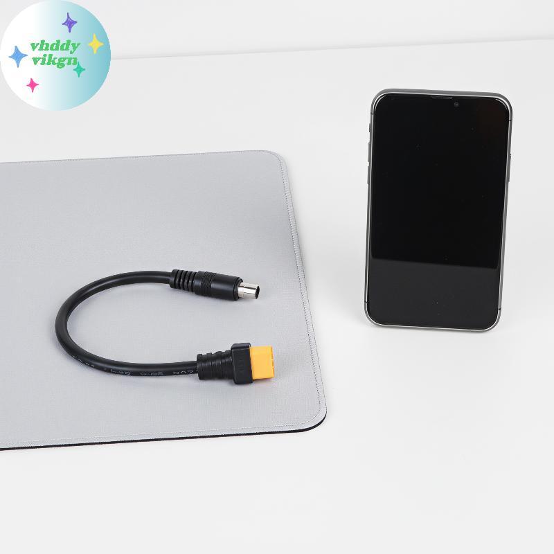 VHDD XT60 ถึง 8 มม.อะแดปเตอร์สาย 16AWG Easy Storage DC8020 Connector Wire สําหรับเดินทางแบบพกพาพลังง