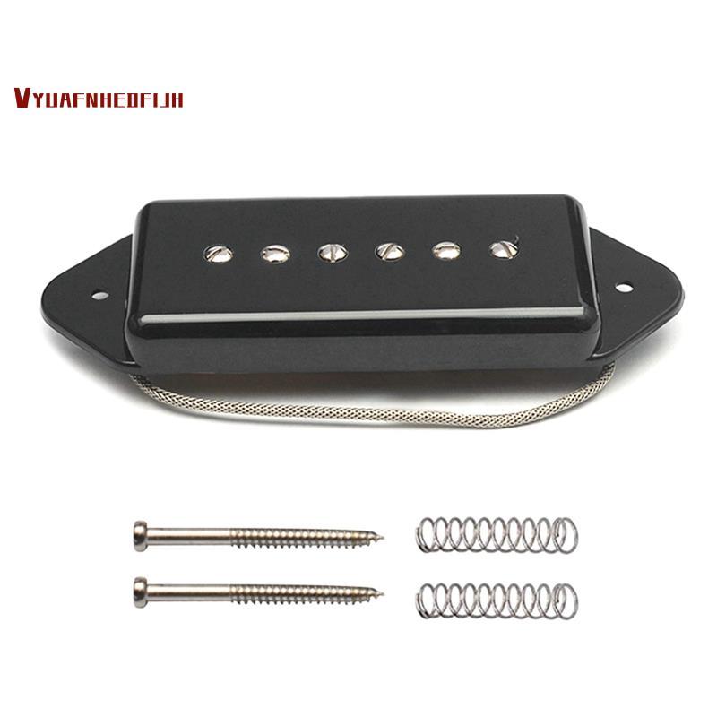 P90 สุนัขหูรถกระบะ Alnico 5 เดี่ยวขดลวดรถกระบะ Alnico 5 ขดลวดเดียวเสียงย้อนยุคแบบดั้งเดิม 52 มม.สะพา