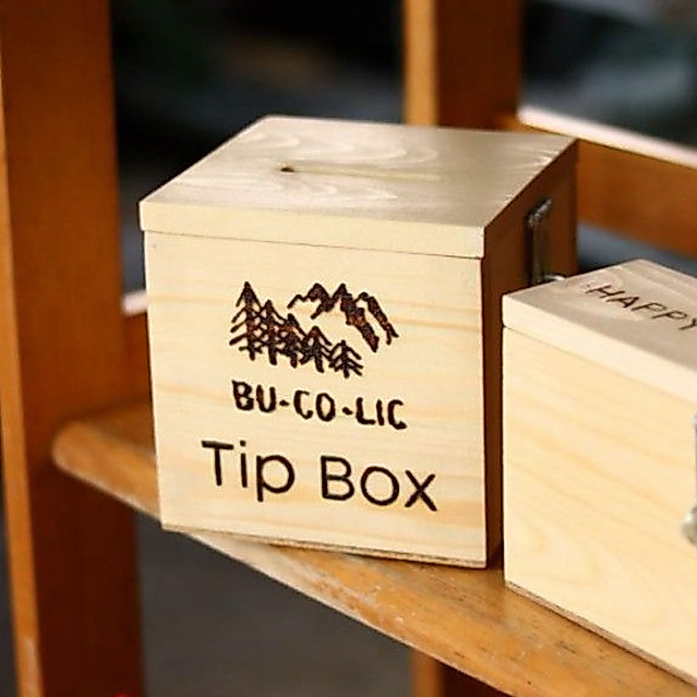 Tip Box กล่องใส่ทิป กระปุกออมสิน
