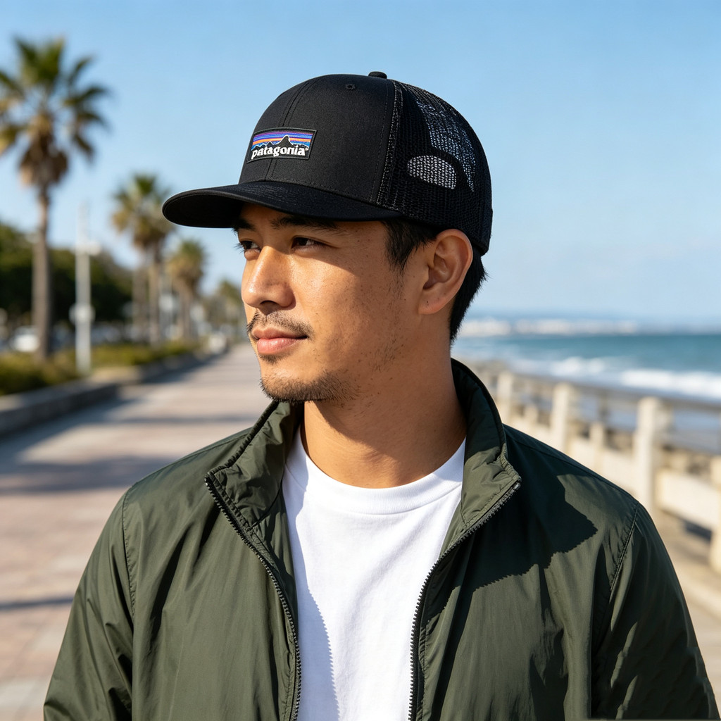 หมวกเบสบอล Breathable All-Match Flat Brim หมวกผู้ชาย รูปที่ 4