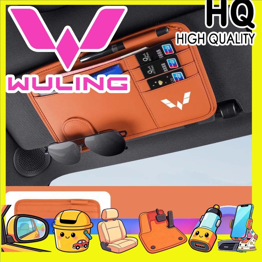 [READY]WULING Starlight Darion EV Car sun visor storage card holder WULING AIR EV Eyeglass clip hold