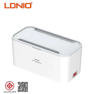 ของแท้100% LDNIO SN5311 ปลั๊กไฟ Power Strip Management 5 Port & 3USB กล่องปลั๊กพ่วง รางปลั๊กไฟ สายทอง