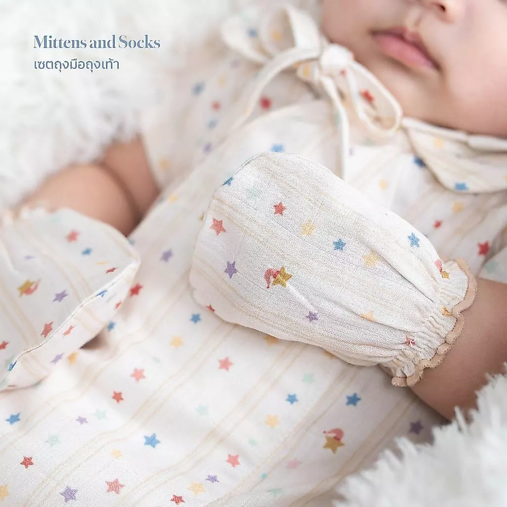 Baby and Co. Bamboo Mittens and Socks เซตถุงมือ-ถุงเท้า ใยไผ่